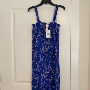 Faithful The Brand X Anthropologie blue midi dress